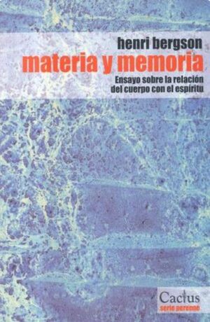 MATERIA Y MEMORIA